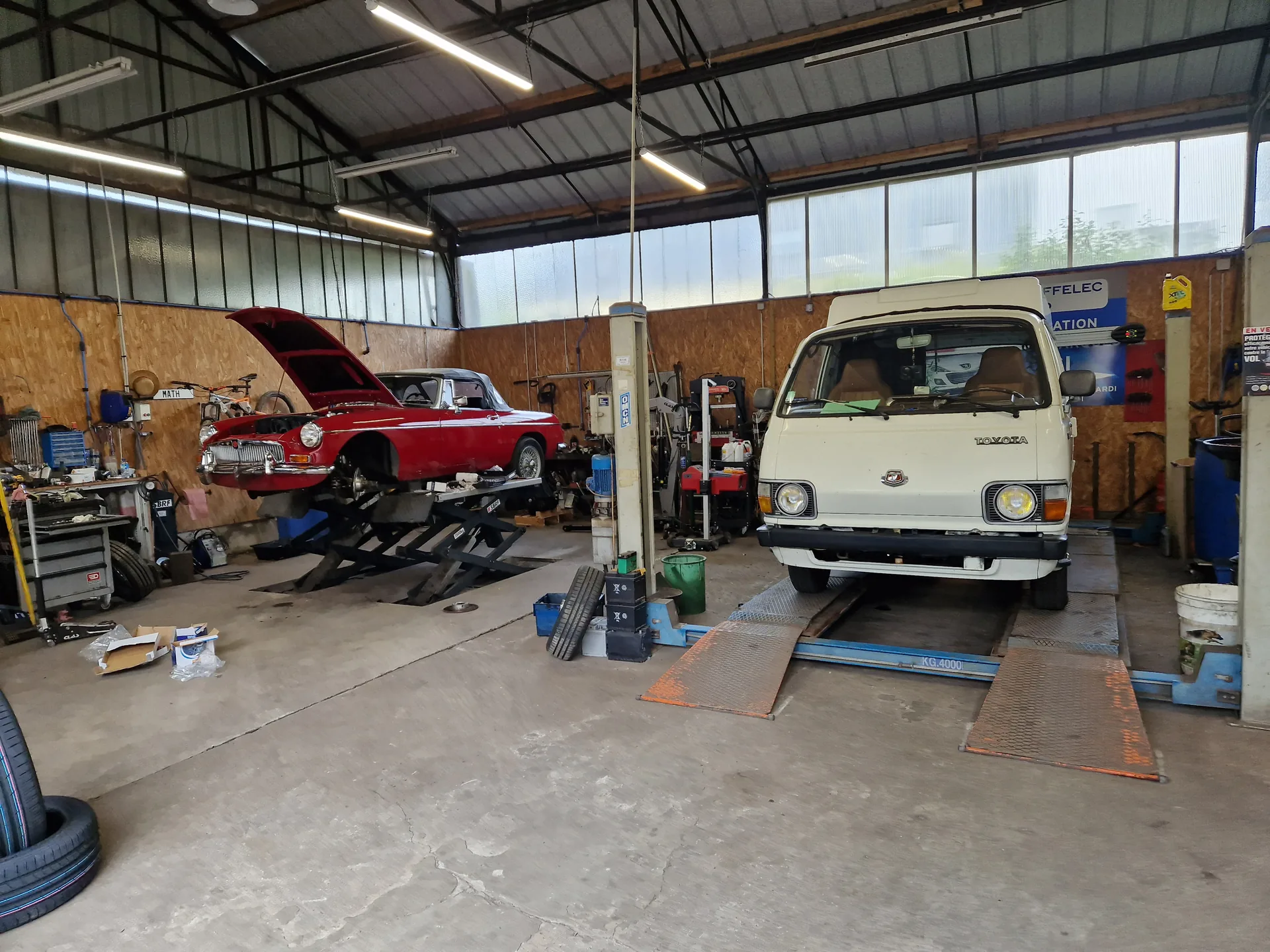 Équipements modernes - Garage Moulin Vert