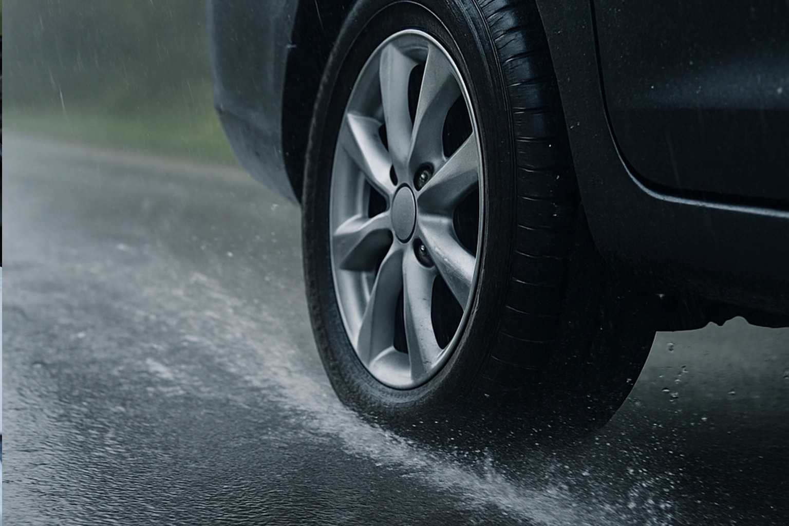 Sécurité pneus : rouler sous la pluie - Garage Queffelec Quimper